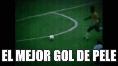 El Mejor Gol De Pele Soccer Player Kicking Ball GIF