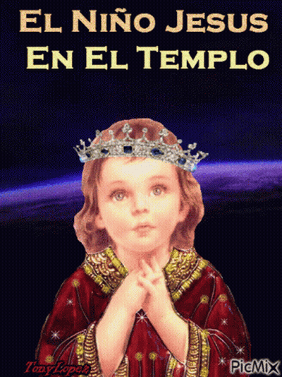 El Niño Jesús En El Templo Jesus Wearing Crown GIF