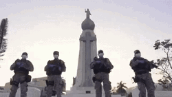 El Salvador Monument Guards