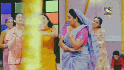 Elaine Dance Indian Steps GIF