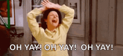Elaine Dance Oh Yay GIF