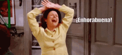 Elaine Dance Yay Excited Stoked GIF