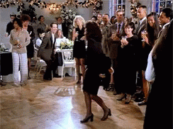 Elaine Dancing At Dance Party GIF