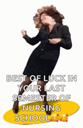 Elaine Dancing Best Of Luck GIF