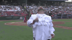 Elaine Dancing Kane County Cougars GIF