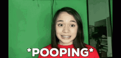 Elaiza Ikeda Gotta Poop Face GIF