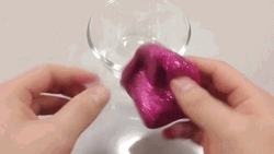 Elastic Purple Clay Glitter