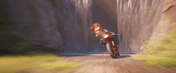 Elastigirl Girl On Elasticycle GIF