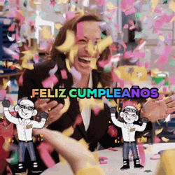 Elated Feliz Cumpleaños  GIF
