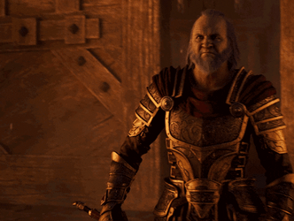 Elder Scrolls Breton Attacking Using Staff GIF