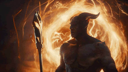 Elder Scrolls Daedra Looking Around GIF