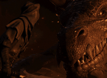Elder Scrolls Khamira With Dragon GIF