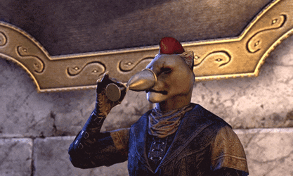 Elder Scrolls Summerset Khajiit Drinking GIF