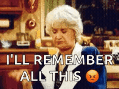 Elderly Woman In Kitchen Saying I'll Remember All This GIF