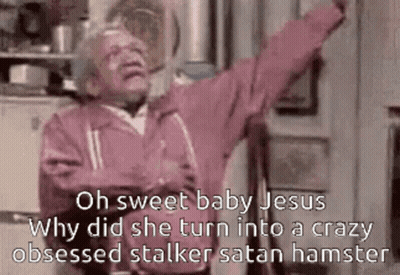 Elderly Woman In Pink Jacket With Arms Outstretched GIF