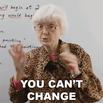 Elderly Woman Leopard Jacket You Can't Change GIF