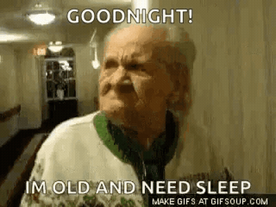 Elderly Woman Making A Face GIF