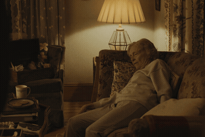 Elderly Woman Pull-Out Method Just Doesn't Work GIF