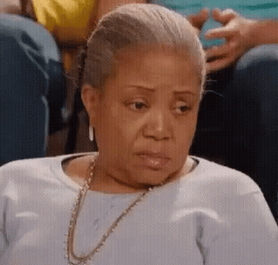 Elderly Woman Sitting Sad GIF