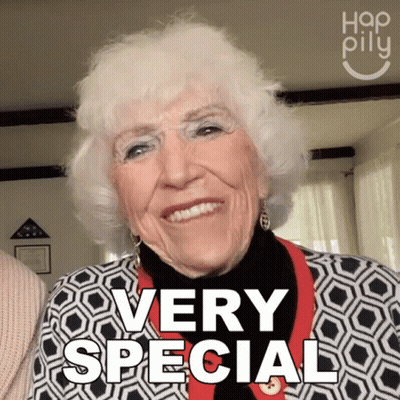 Elderly Woman Smiling Very Special GIF