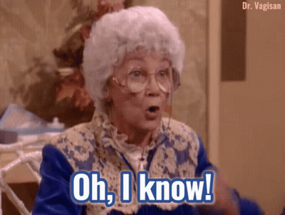 Elderly Woman Surprised Saying Oh I Know GIF