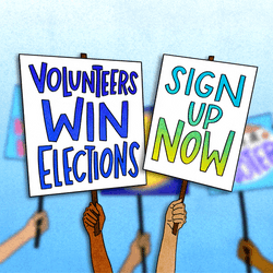 Election Day Volunteers Win Elections GIF