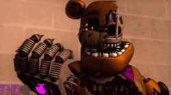 Electrified Screaming Golden Freddy GIF