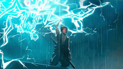 Electrifying Sasuke Uchiha Power  GIF