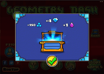 Electrodynamic Geometry Dash  GIF