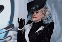 Elegant Cruella Glenn Close Walking GIF