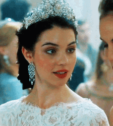 Elegant Looking Adelaide Kane Confused Reaction GIF
