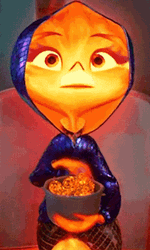 Elemental Ember Eating Popcorn GIF