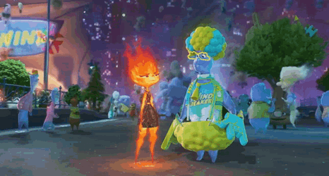 Elemental Ember Exploded In City GIF