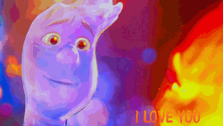 Elemental Wade And Ember Hugging GIF