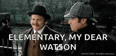 Elementary My Dear Watson Two Men GIF