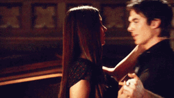 Elena And Damon Rough Kiss