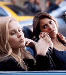 Elena Gilbert Rebekah Mikaelson Car Ride GIF