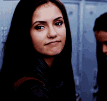 Elena Gilbert Restrained Smile Wave GIF