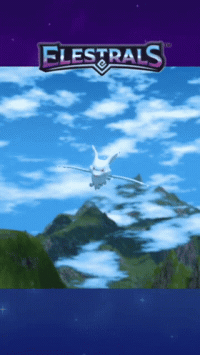 Elestrals Plane Flying Through Sky GIF