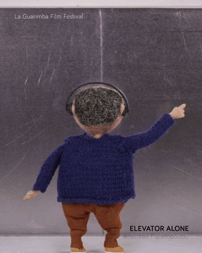 ELEVATOR ALONE By La Guarimba Film Festival GIF