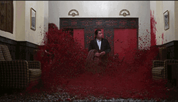 Elevator Blood Confused Actor John Travolta GIF
