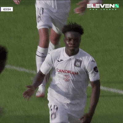 Eleven Pro League Displayed On Soccer Screen GIF