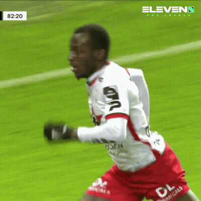 Eleven Pro League Is Displayed On The Soccer Field GIF