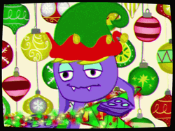 Elf Dad Christmas Guitarist GIF