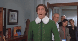 Elf Dad Screaming Elf GIF