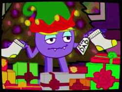 Elf Dad Surprise Gift GIF