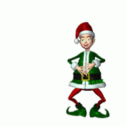 Elf Dancing Jumping GIF