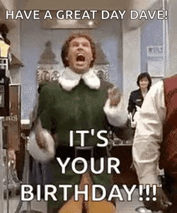 Elf Greeting Happy Birthday Office GIF