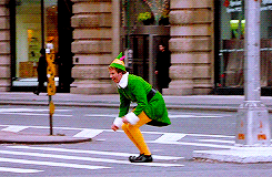 Elf Hopping On Streets
