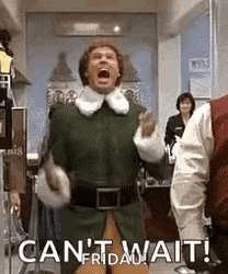 Elf Meme Friday Can't Wait GIF